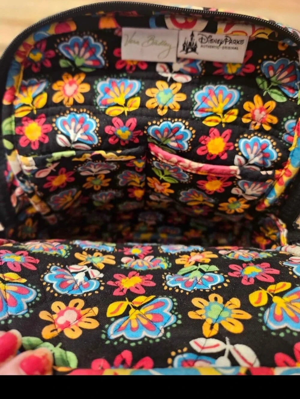 Vera Bradley Midnight Mickey Mini Backpack & Disney Kiss n Snap Wallet